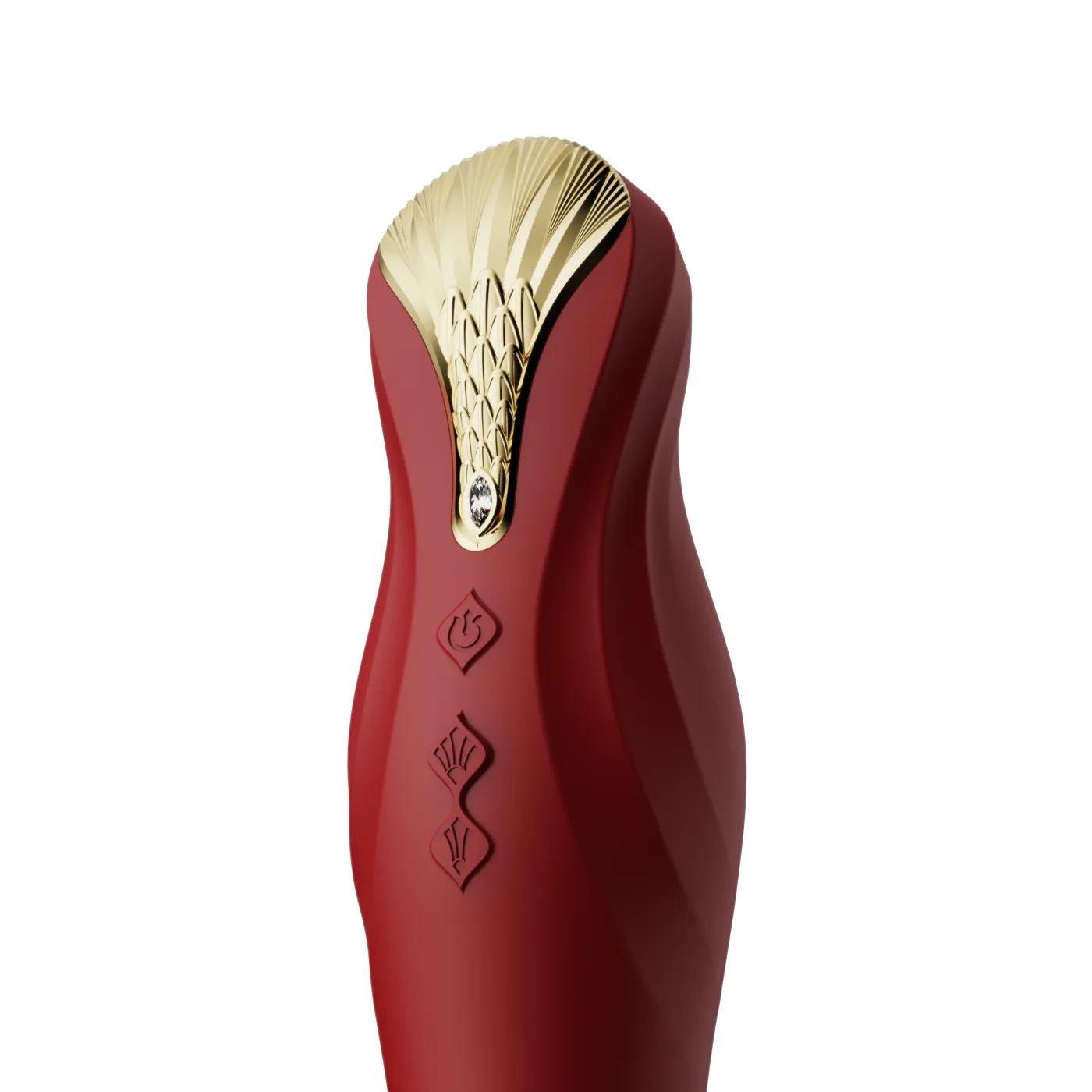 ZALO King Vibrating Thruster Wine Red