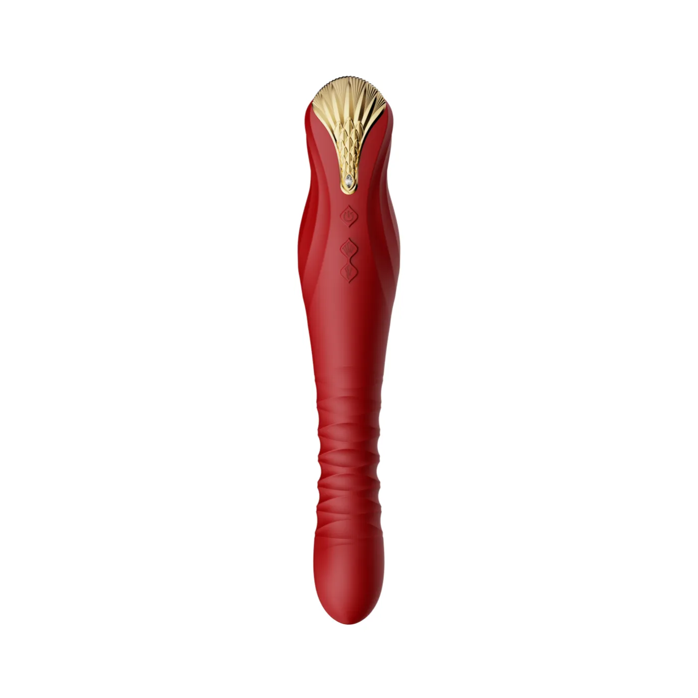 ZALO King Vibrating Thruster Wine Red