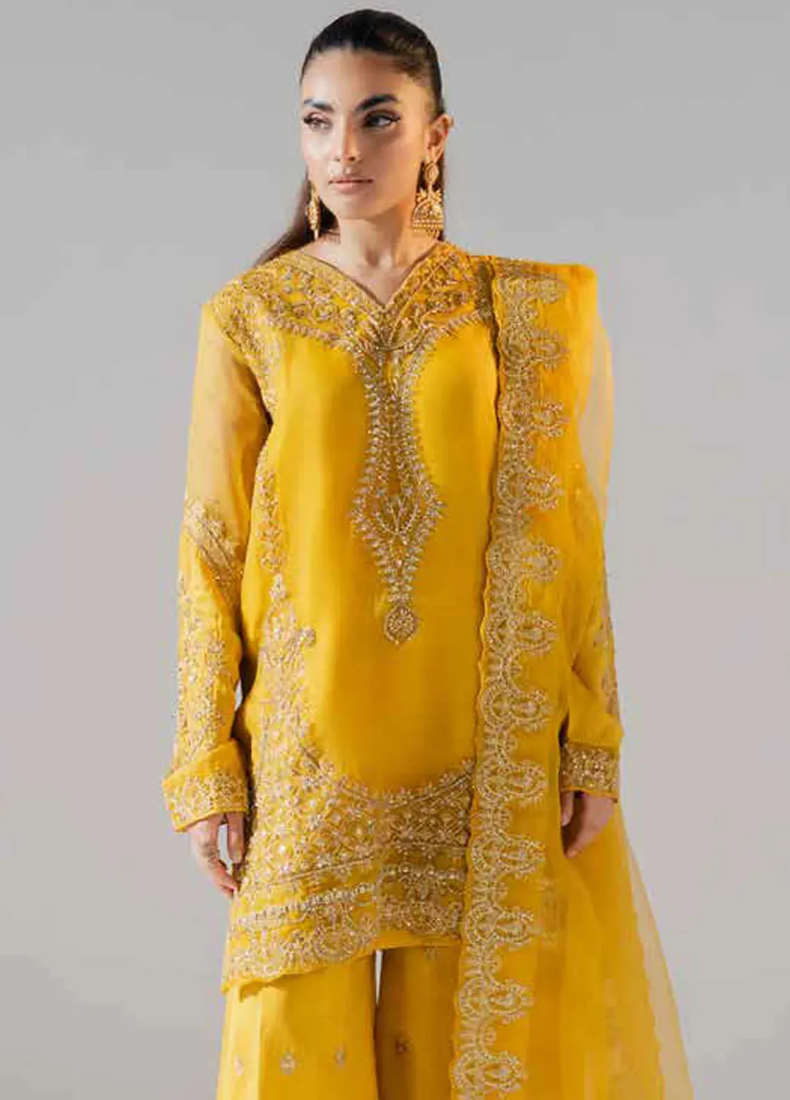 Zarez By Freesia Luxury Embroidered Unstitched 3pcs